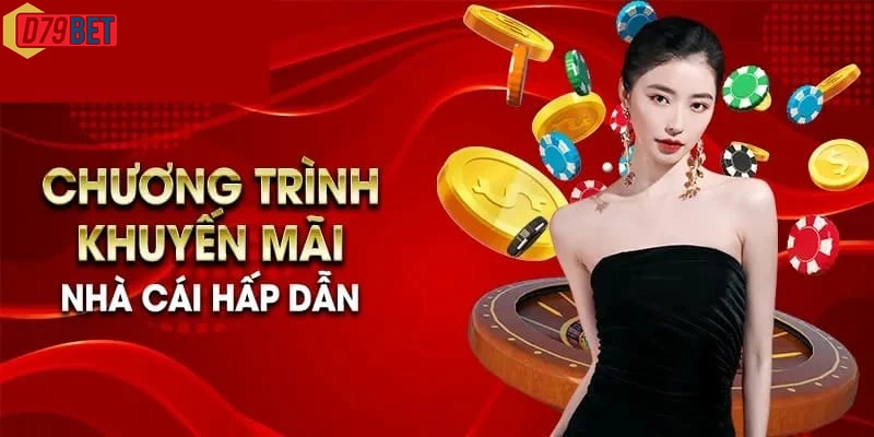 Hình ảnh giao diện nổi bật các chương trình khuyến mại D79bet
