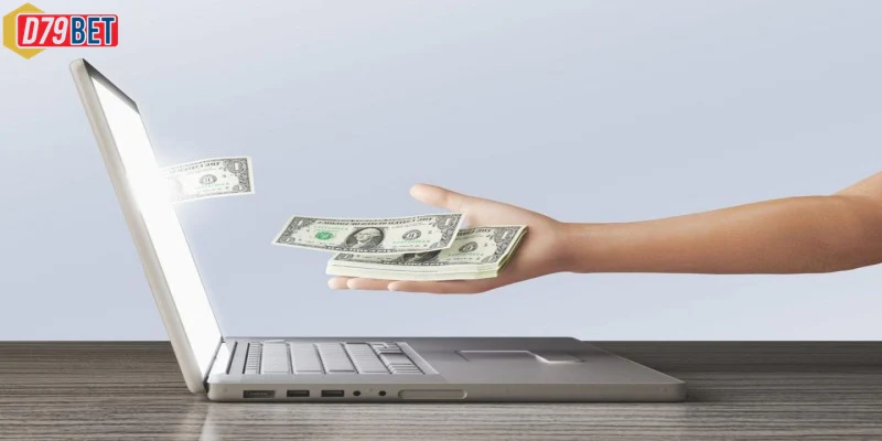 Hình ảnh minh họa giao diện Rút tiền D79bet trực quan, thân thiện.